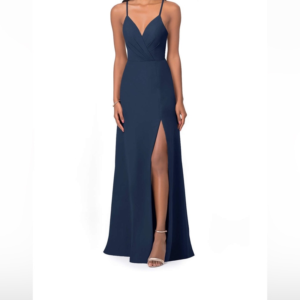 Navy Bridesmaid dress - Azazie size 4